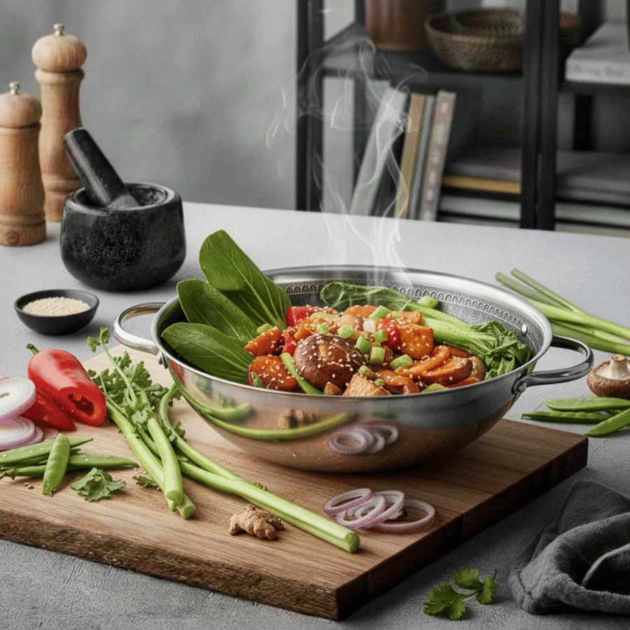 

Wok Paillon Hybrid 30 cm Rustfrit stål